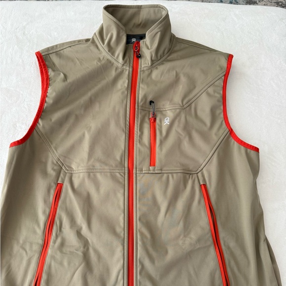 Little Donkey Andy Vest Men’s XL Khaki Water Repellent Softshell E71 - Picture 1 of 7